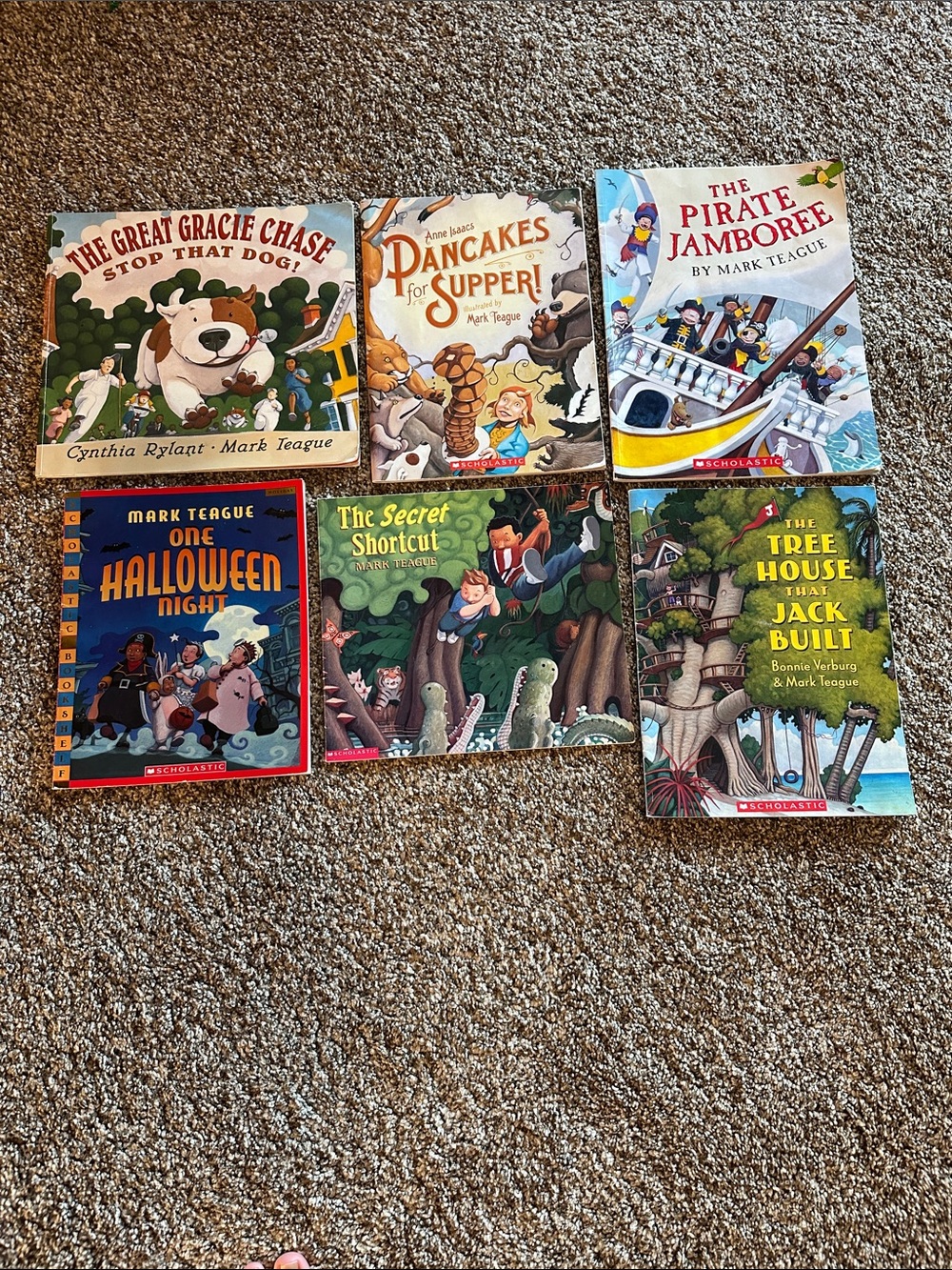 Mark Teague scholastic book lot!